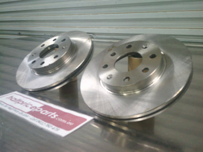 Holden TK Barina/MJ Barina Spark/Daewoo Kalos Genuine Front Disc Brake Rotors (Sold As Pair Only) New Part