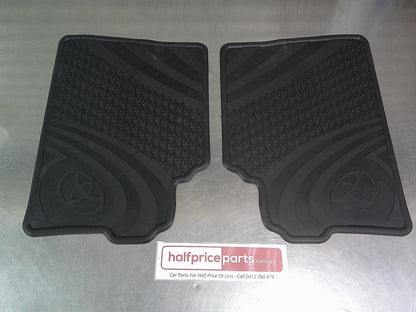 Toyota Corolla Hatch ZRE182 Genuine Rear Rubber Floor Mats (2 Mats) New Part
