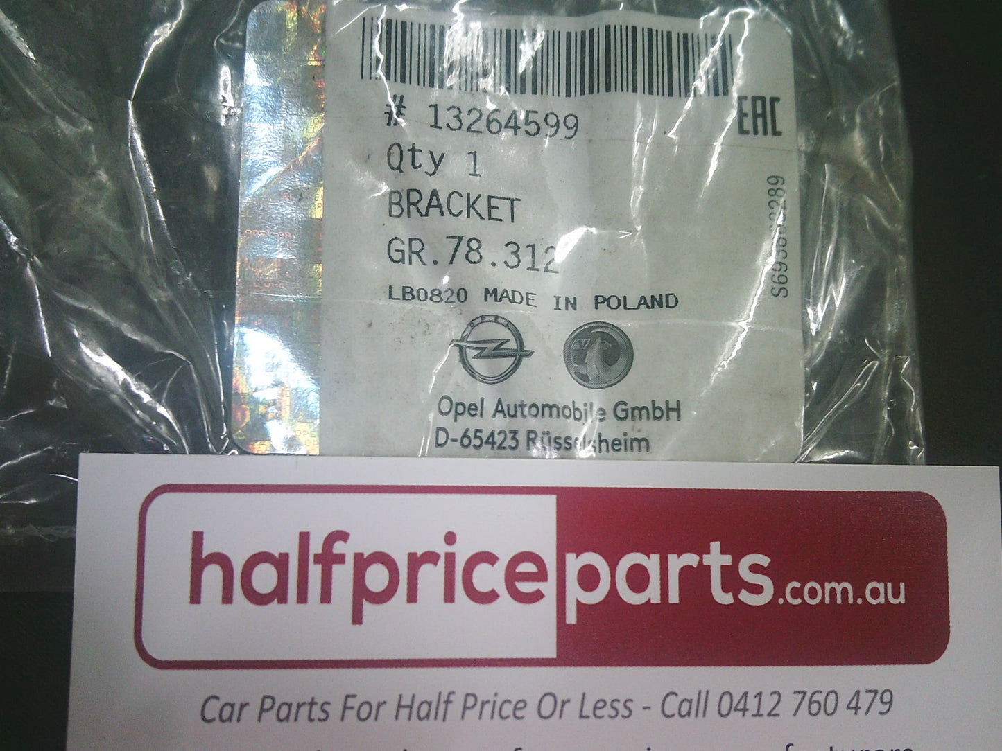 Holden AH/PJ/BK/BL Astra Genuine Right Hand Front Bumper Side Panel Bracket New Part