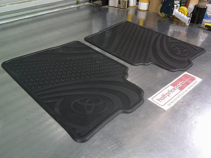 Toyota Corolla Hatch ZRE182 Genuine Rear Rubber Floor Mats (2 Mats) New Part