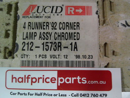 Lucid Right Hand Indicator Assembly Chrome Trim Suits Toyota Hilux New Part