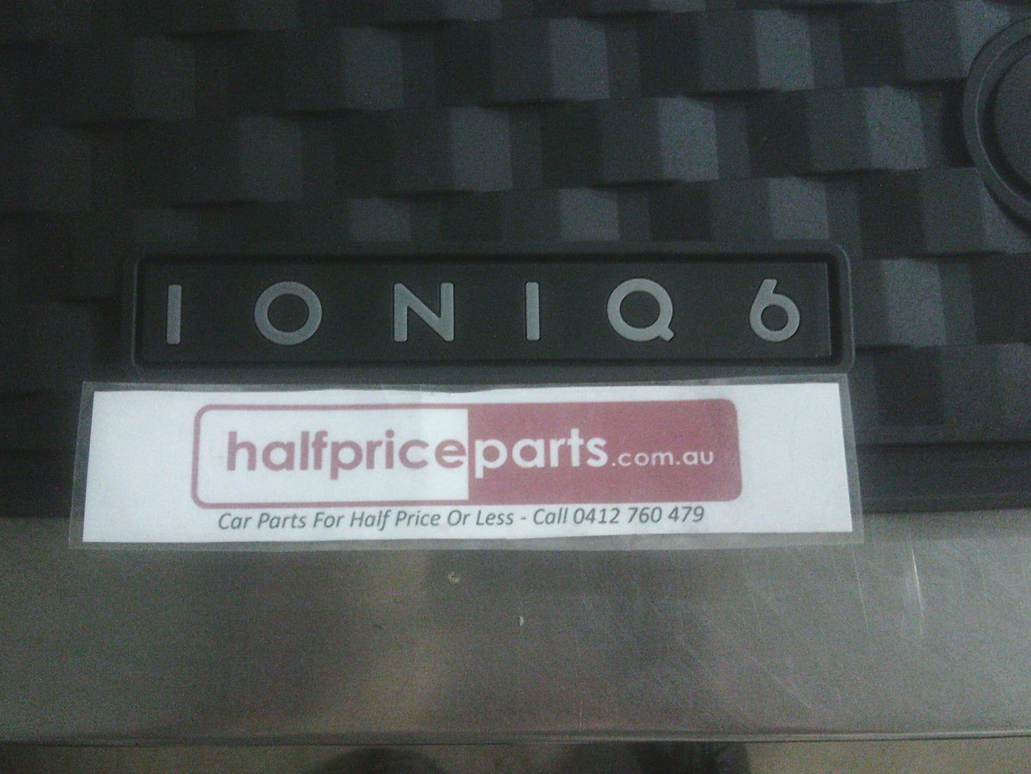 Hyundai Ionic 6 Genuine Rubber Floor Mats New Part