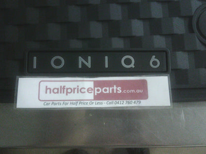 Hyundai Ionic 6 Genuine Rubber Floor Mats New Part