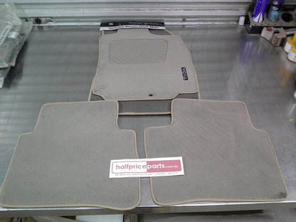 Nissan Tiida Genuine Tailered Carpet Floor Mat Set Both Front And Rear (Colour Beige) New Part