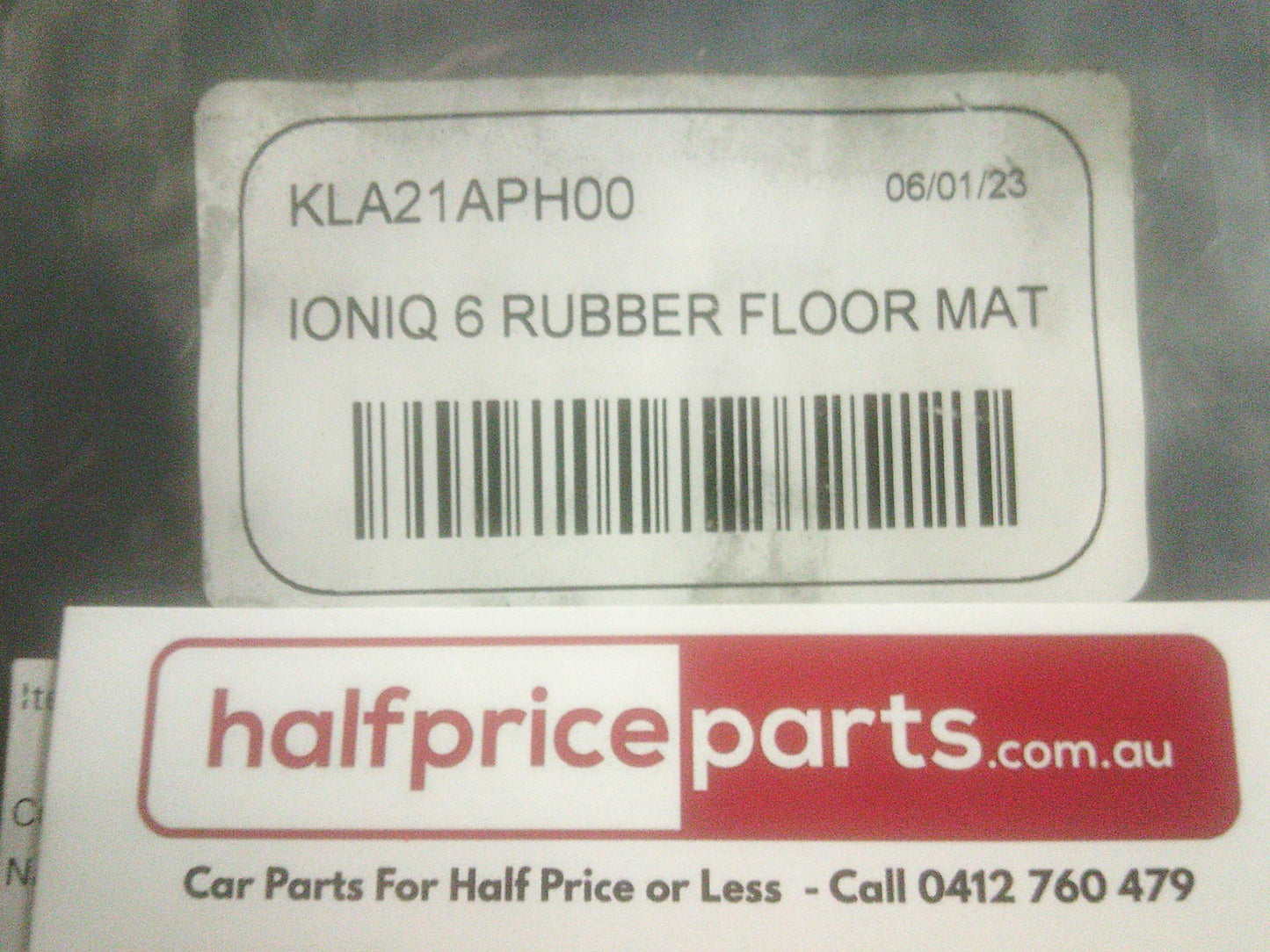 Hyundai Ionic 6 Genuine Rubber Floor Mats New Part