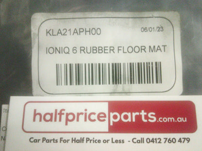 Hyundai Ionic 6 Genuine Rubber Floor Mats New Part