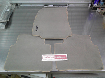 Nissan Tiida Genuine Tailered Carpet Floor Mat Set Both Front And Rear (Colour Beige) New Part