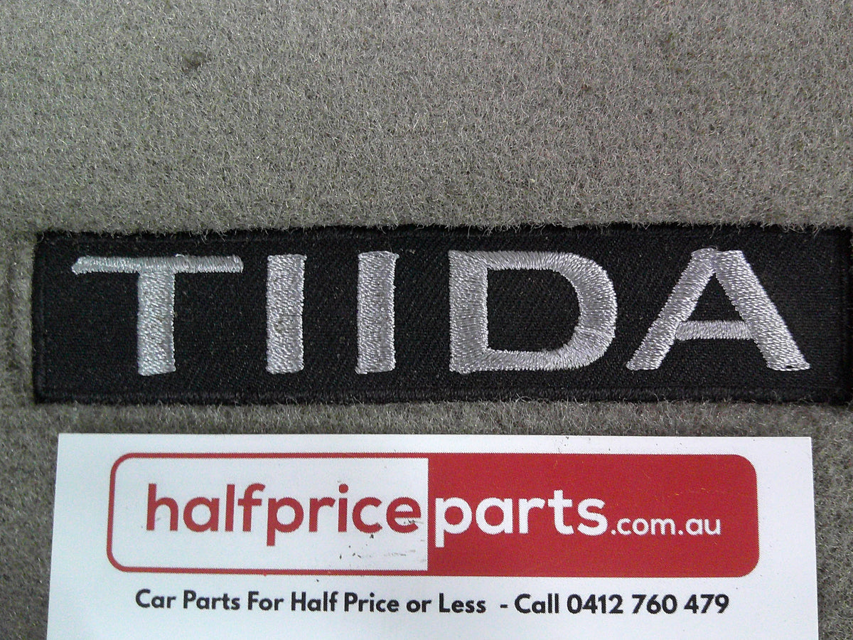 Nissan Tiida Genuine Tailered Carpet Floor Mat Set Both Front And Rear (Colour Beige) New Part