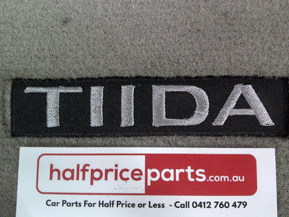 Nissan Tiida Genuine Tailered Carpet Floor Mat Set Both Front And Rear (Colour Beige) New Part
