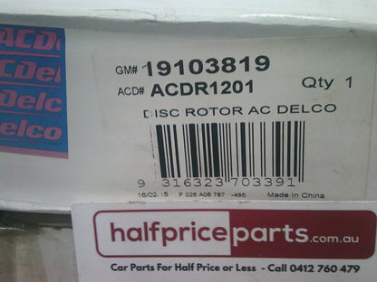 Holden EP Epica Genuine Rear Disc Brake Rotors (Sold As Pair Only) New Part