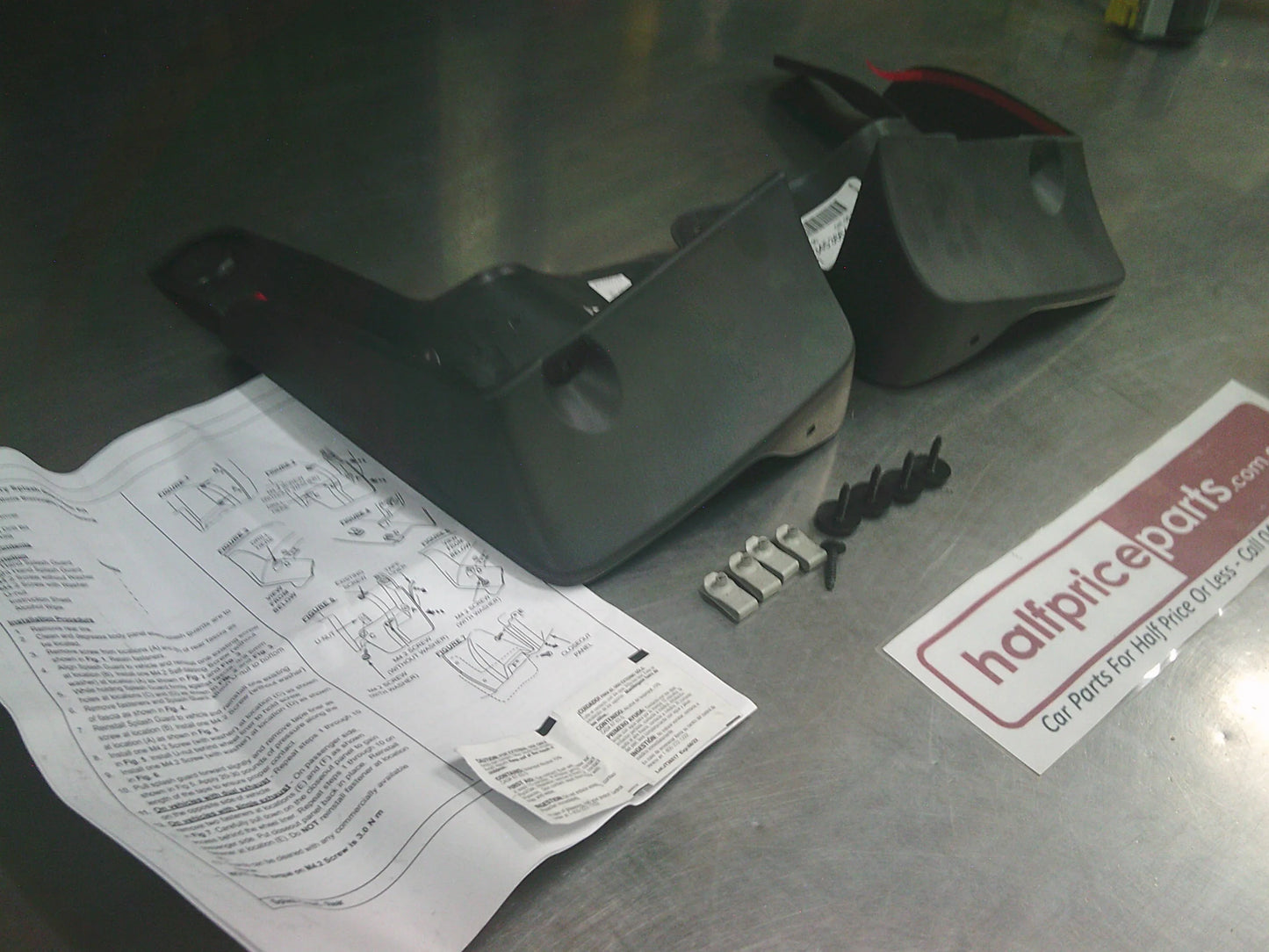 Holden JH Cruze Series II Genuine Rear Pair Mud Flap Set With Instructions And Fitting Kit New Part