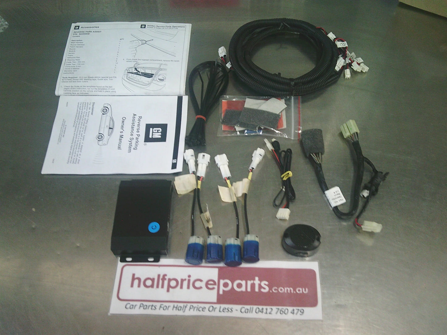 Holden JH Cruze Genuine 4 Head Rear Park Assist Kit (Blue Metallic) New Part