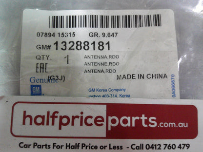 Holden WN Caprice/JH Cruze/Trax Genuine Roof Mount Radio AntennaScrew On New Part