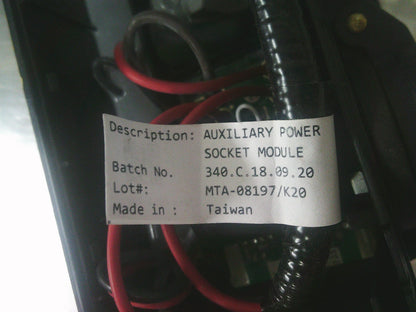 Toyota Hilux SR/Workmate D/C Or E/C Genuine Auxiliary Twin Power Socket 12 Volt (Socket ONLY)  New Part