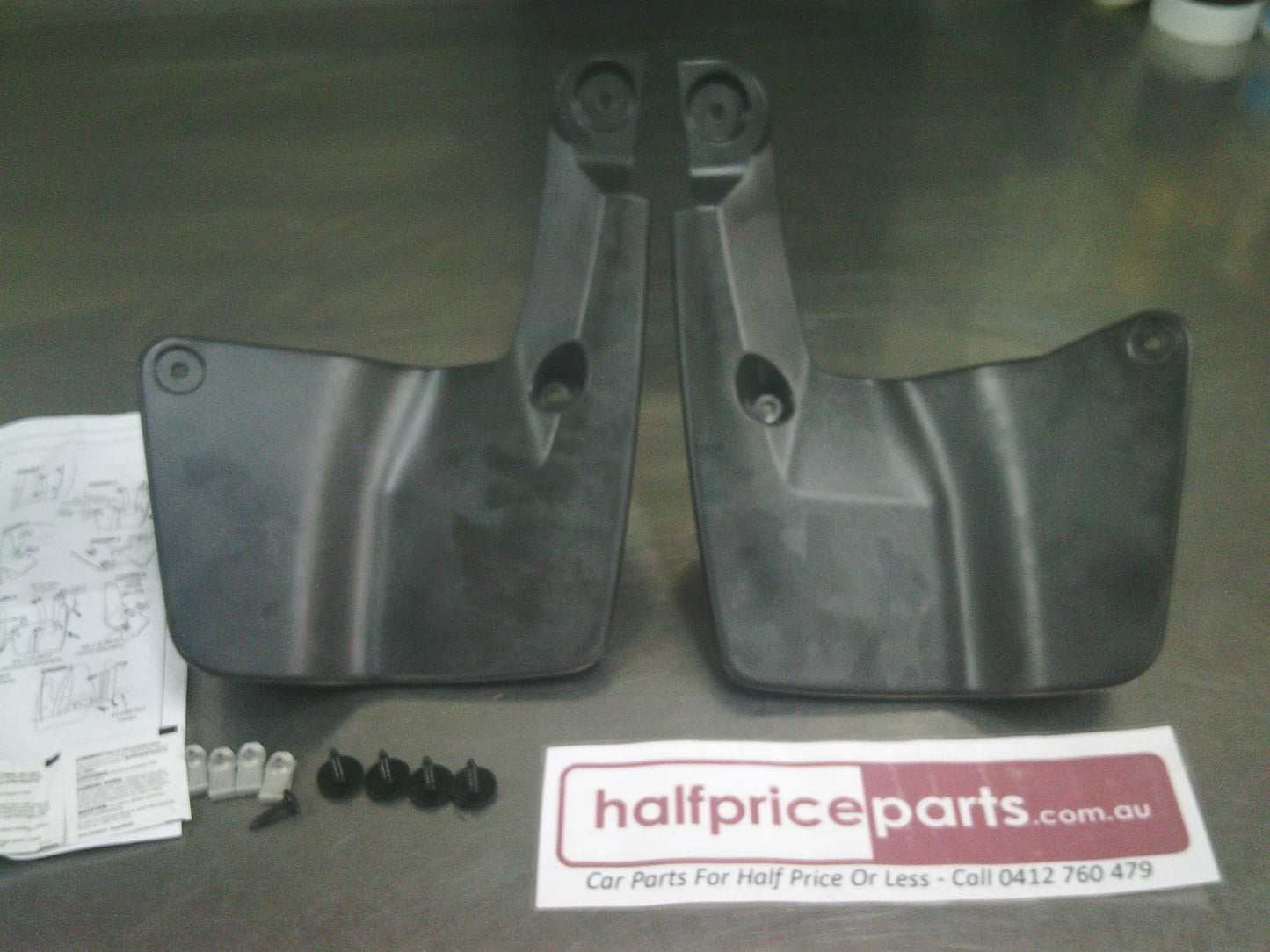 Holden JH Cruze Series II Genuine Rear Pair Mud Flap Set With Instructions And Fitting Kit New Part