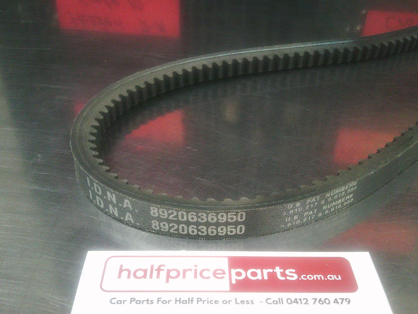 Isuzu Genuine A/C & Power Steering Belt Suits Ford/Holden/Mazda/Mercedes-Benz/Mitsubishi/Nissan/Renault/Toyota New Part