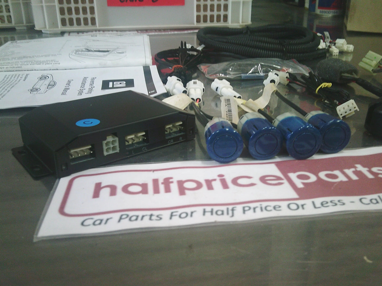 Holden JH Cruze Genuine 4 Head Rear Park Assist Kit (Blue Metallic) New Part