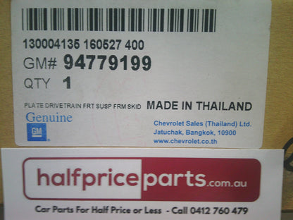 Holden RG Colorado Genuine Front Suspension Frame Bash Plate New Part