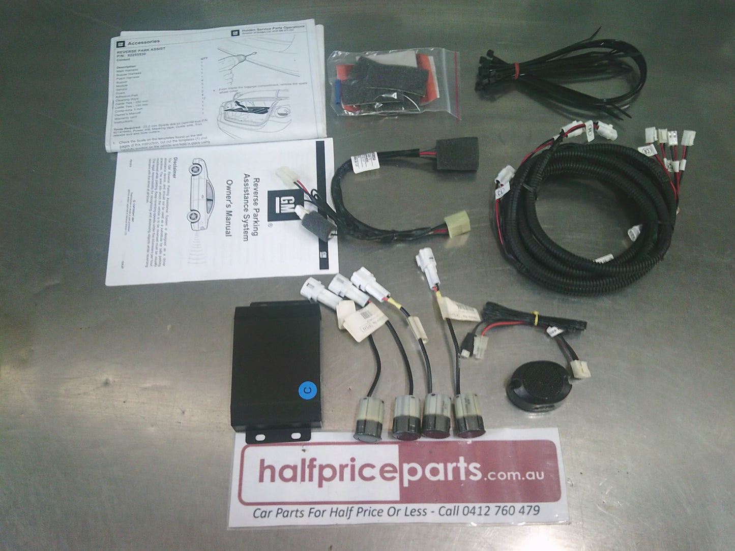 Holden JH Cruze Genuine 4 Head Rear Park Assist Kit (Alto Grey) New Part