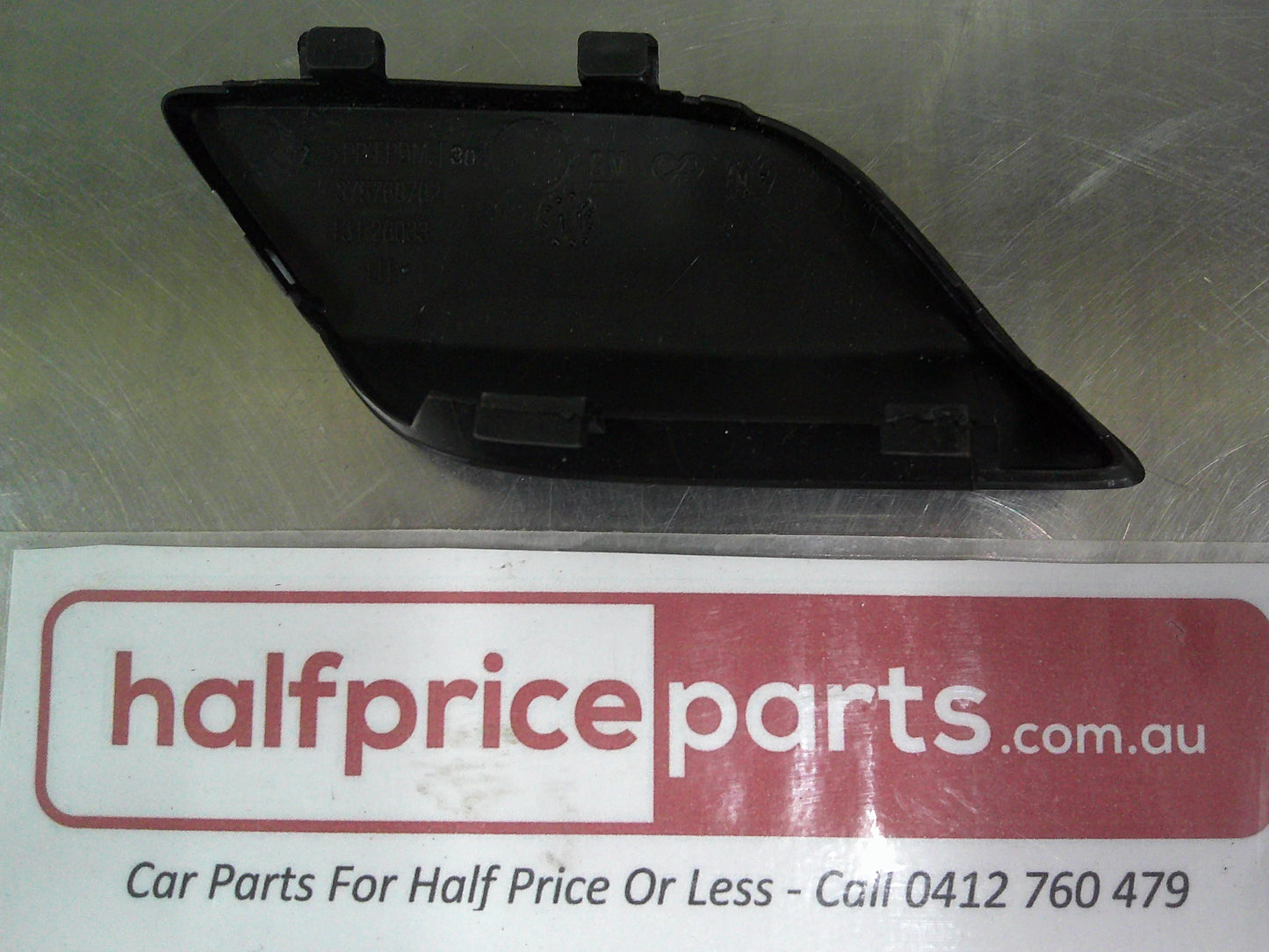Holden Astra H Genuine Black Left Hand Front Bumper Headlight Washer Jet Lid New Part