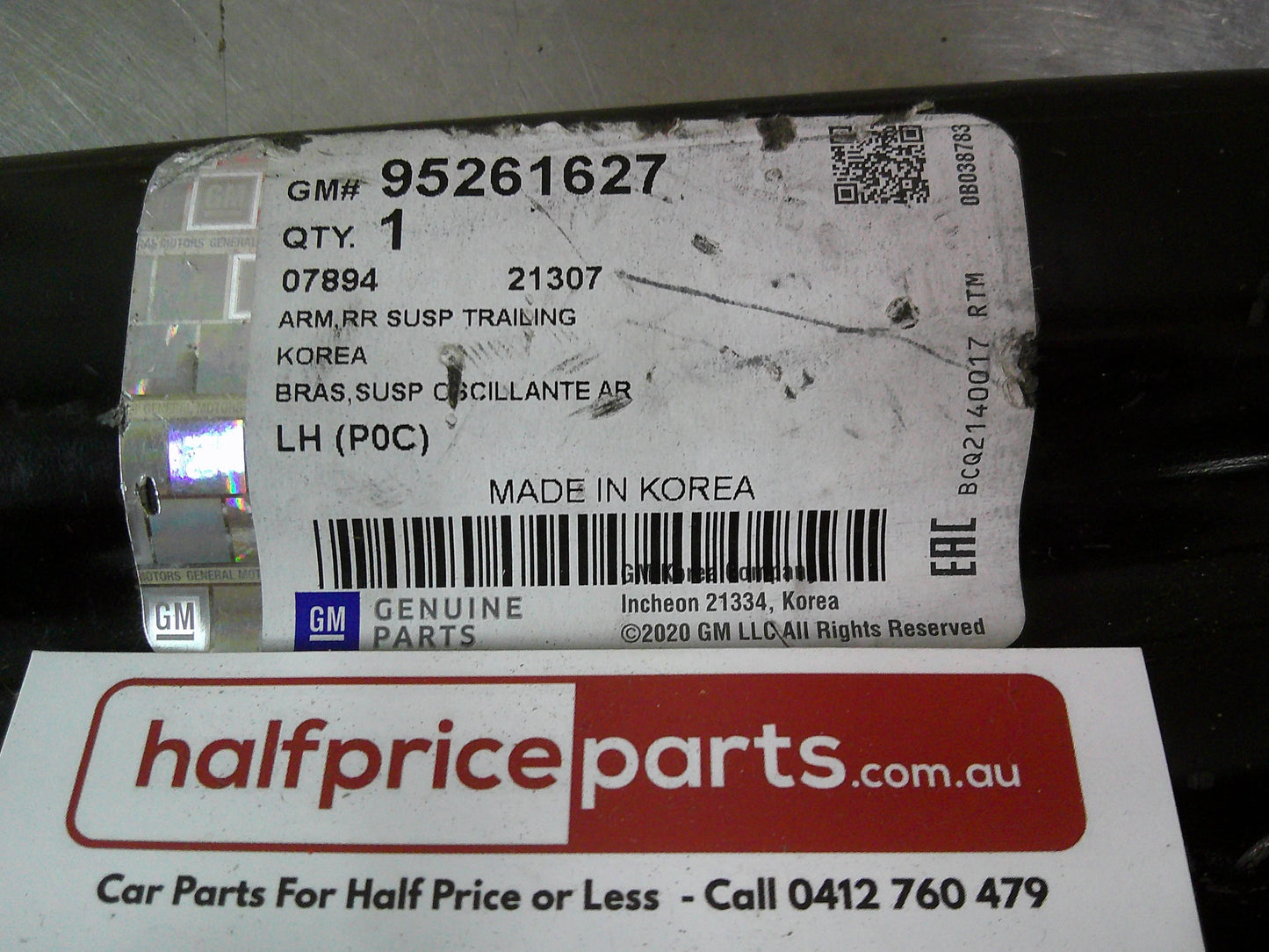 Holden CG/CG7/CG5 Captiva Genuine Left Hand Rear Trailing Arm Rod New Part