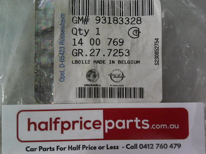 Holden Astra H Genuine Black Left Hand Front Bumper Headlight Washer Jet Lid New Part