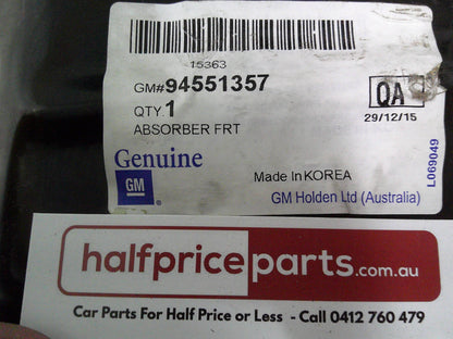 Holden CG Captiva Genuine Left Hand Front Bunper Absorber New Part
