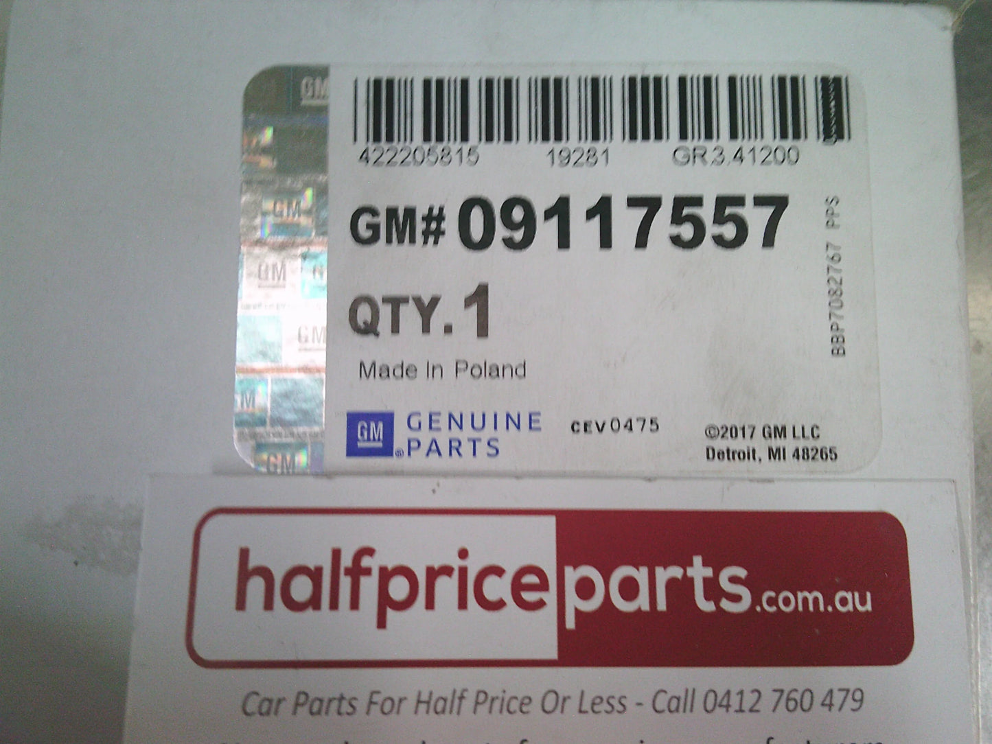 Holden TS/AH Astra Genuine Engine Air Filter Element New Part