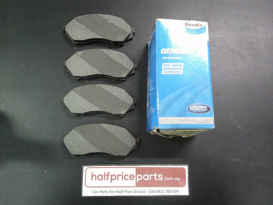 Bendix Front Brake Pad Set Suits Mazda/Ford New Part