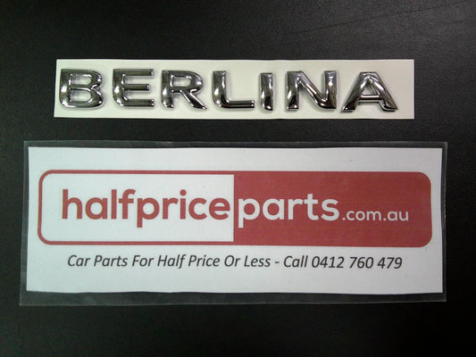 Holden VT/VX Commodore Genuine Berlina Boot Lid Badge New Part
