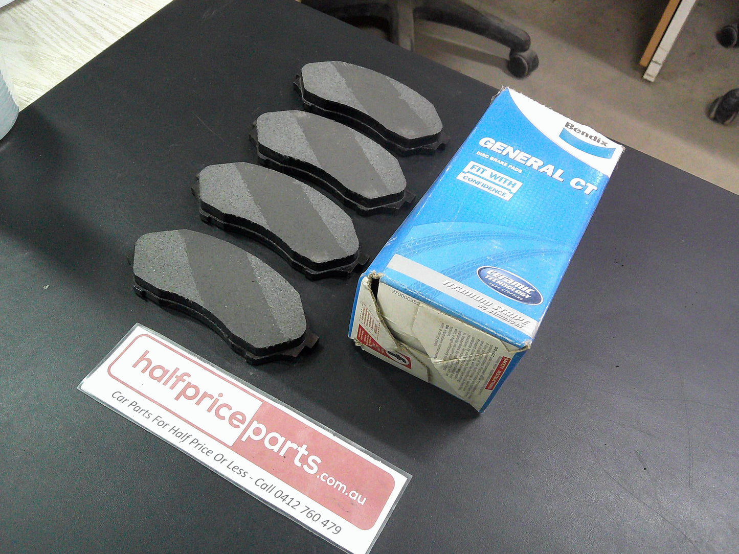 Bendix Front Brake Pad Set Suits Mazda/Ford New Part