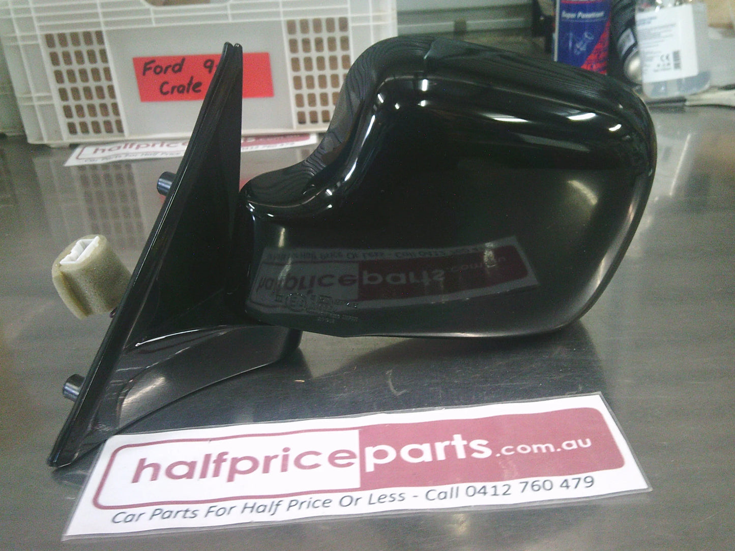 Holden Jackaroo Genuine Left Hand Electric Mirror Gloss Black Assembly New Part