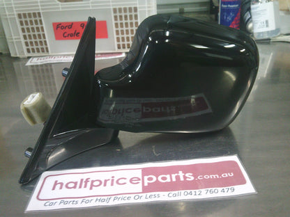 Holden Jackaroo Genuine Left Hand Electric Mirror Gloss Black Assembly New Part