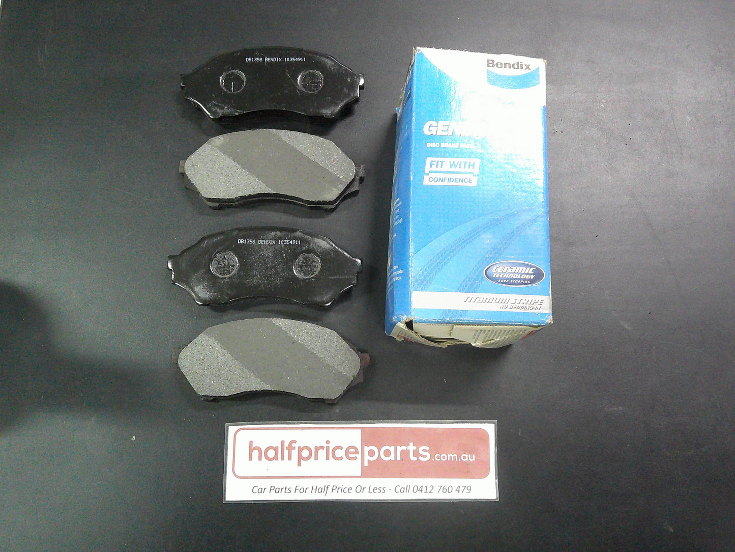 Bendix Front Brake Pad Set Suits Mazda/Ford New Part