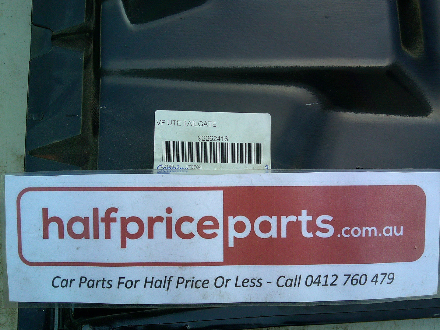 Holden VE/VF SS/SS-V/SS-V Redline/Evoke/Omega Commodore Ute Genuine Ute Tailgate assembly (Unpainted) New Part