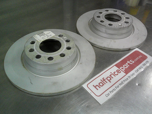 VW Passat/Audi Q3/A3/Skoda Superb Genuine Standard Rear Disc Brake Rotor (Sold As Pair Only) New Part