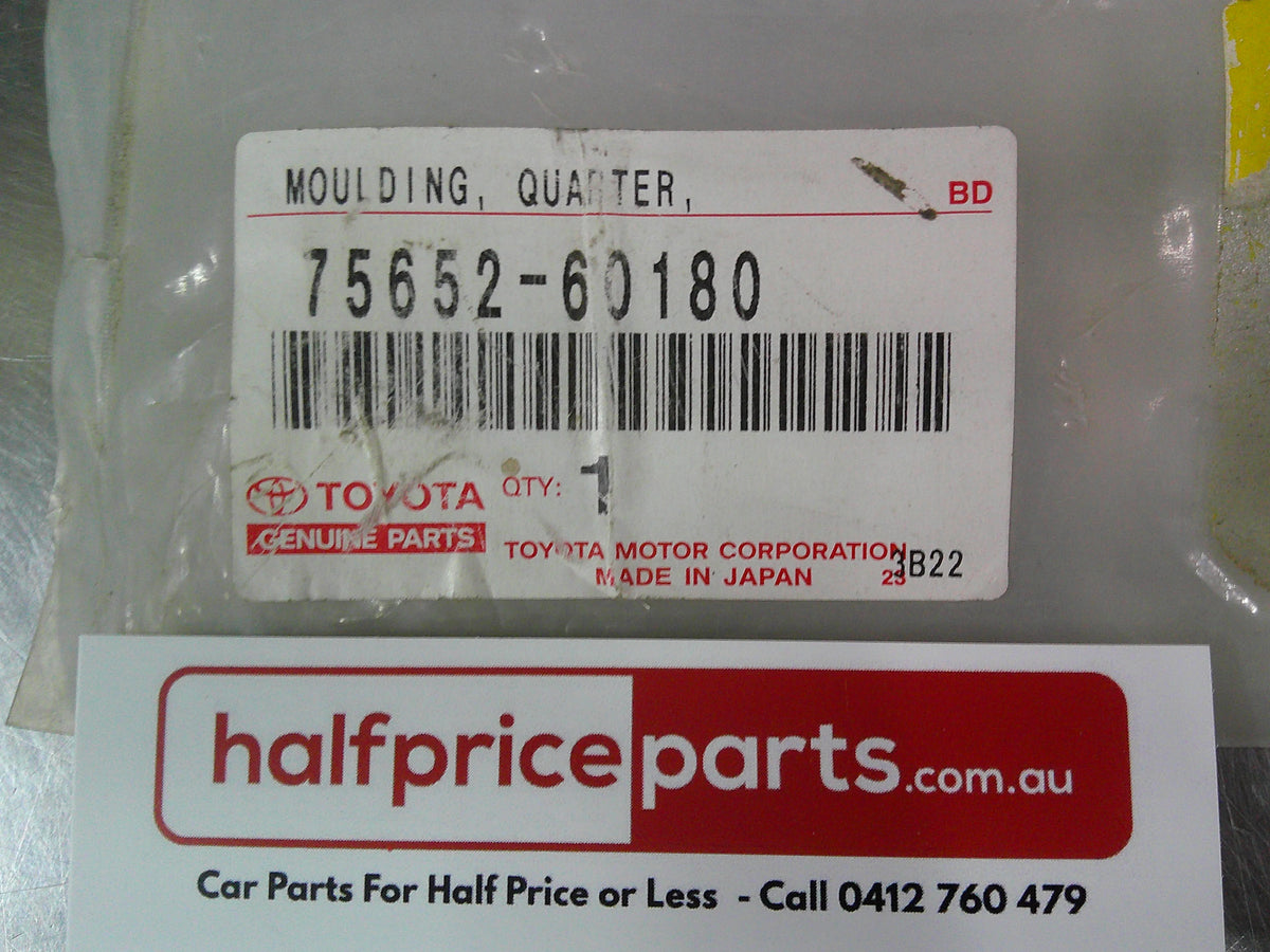 Toyota Landcruiser genuine molding left hand quarter panel new part