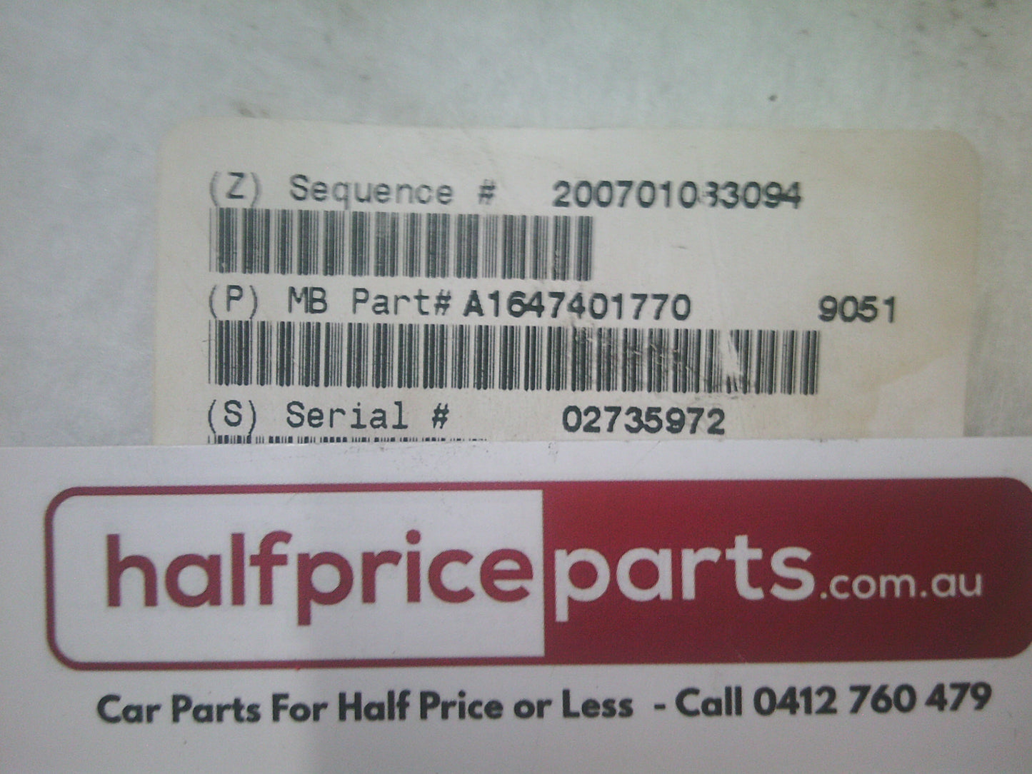 Mercedes-Benz ML 350 Genuine Tailgate Trim - USED VGC