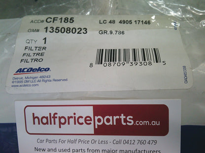 Holden Cruze/Equinox/Malibu/Silverado/Camaro Genuine Cabin Filter New Part
