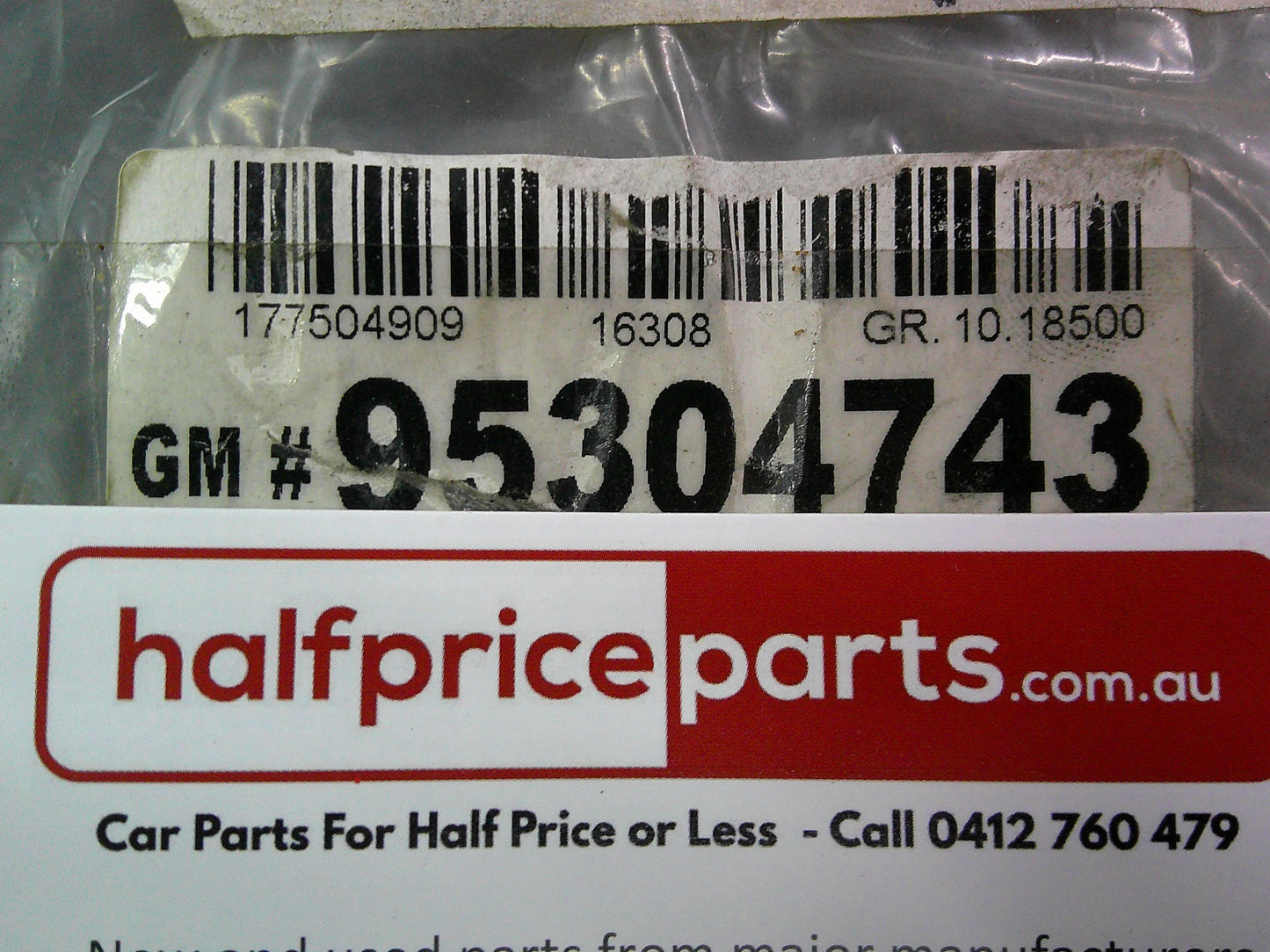 Holden TJ Trax Genuine Right Hand Windshield Cover New Part