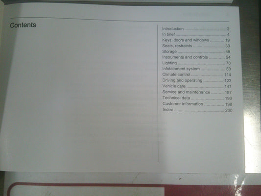 Holden JH Cruze Genuine Owners Handbook/Service Booklet/Infotainment Booklet New Part