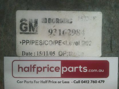 Holden Tigra XC Series Genuine Rear Boot Carpets Set Of 3 New Part
