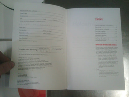 Holden JH Cruze Genuine Owners Handbook/Service Booklet/Infotainment Booklet New Part