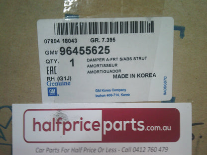 Holden JF Viva Genuine Right Hand Front (Drivers) Strut Assembly New Part