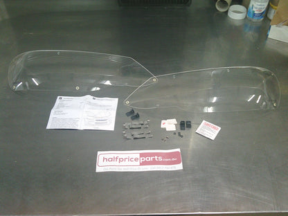 Holden TM Barina Genuine Headlight Protector Set With Fitting Kit New Part