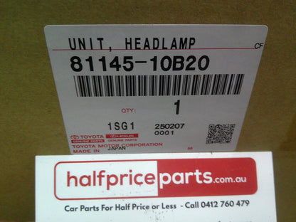 Toyota CH-R Composite Right Hand Front Head Light New Part