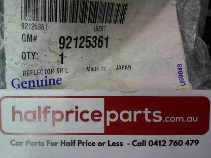 Holden YG Cruze Genuine Left Hand Rear Tail Light Reflector New Part