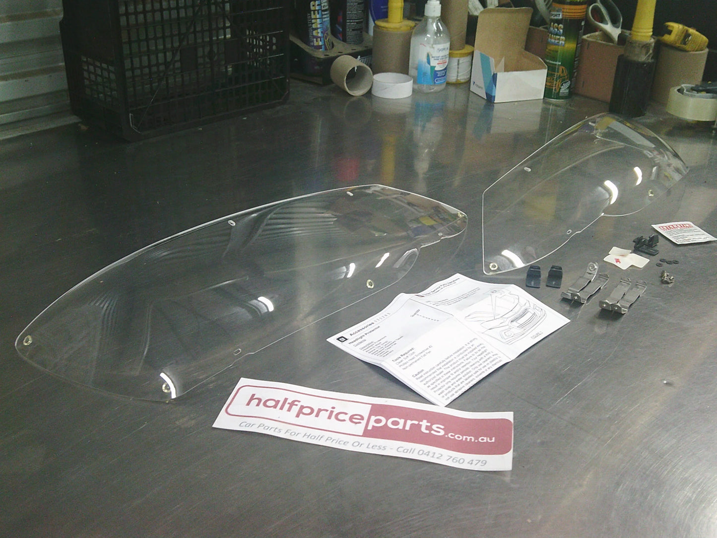 Holden TM Barina Genuine Headlight Protector Set With Fitting Kit New Part