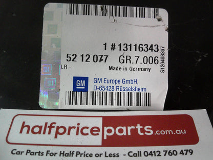 Holden TS Astra Genuine Left Hand Front Chassis Leg Extension New Part