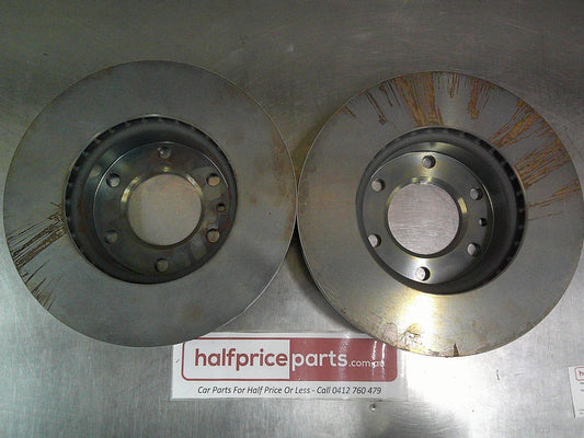 VW CV Crafter 30-50/Mercedes Benz Sprinter Genuine Front Disc Brake Rotors (Sold As Pair Only) New Part